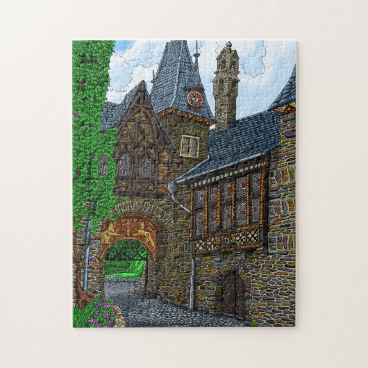 Schloss Cochem Puzzle (Vertikal)