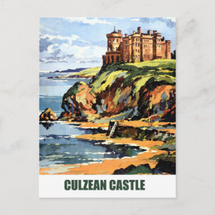 Schloss Culzean, die Küste von Ayrshire in Schottl Postkarte