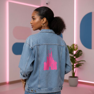 Schloss-Denimjacke Jeansjacke
