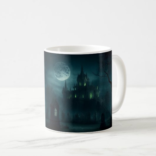 Schloss des Experiments des Nekromanten Kaffeetasse (VorderseiteRechts)