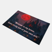 Schloss des Vampirbluts Fußmatte (Schrägansicht)