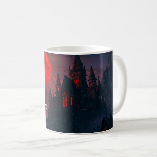 Schloss des Vampirbluts Kaffeetasse (VorderseiteRechts)