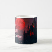 Schloss des Vampirbluts Kaffeetasse (Mittel)