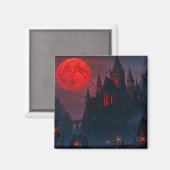 Schloss des Vampirbluts Magnet (Vorderseite/Rückseite)