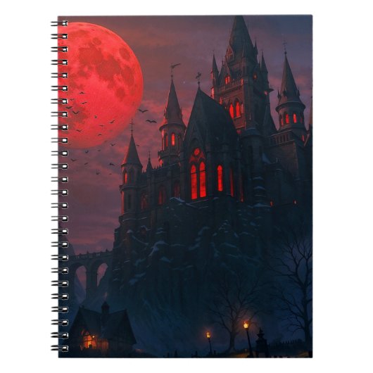 Schloss des Vampirbluts Notizblock (Vorderseite)
