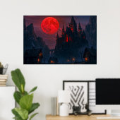 Schloss des Vampirbluts Poster (Heimbüro)
