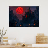 Schloss des Vampirbluts Poster (Küche)