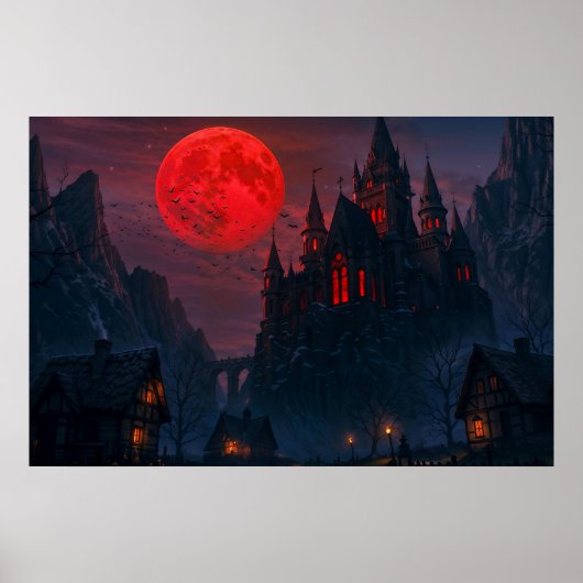 Schloss des Vampirbluts Poster (Vorne)