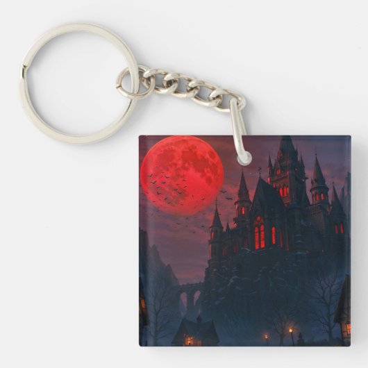 Schloss des Vampirbluts Schlüsselanhänger (Vorderseite)