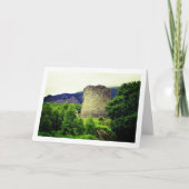 Schloss Dolbadarn in North Wales Karte (Vorderseite)