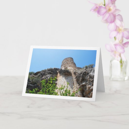 Schloss Domeño in Valencia, Spanien Karte (Orchidee)