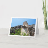 Schloss Domeño in Valencia, Spanien Karte (Vorderseite)