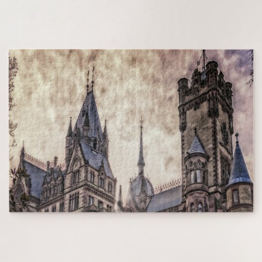 Schloss Drachenburg Deutschland. Puzzle (Horizontal)
