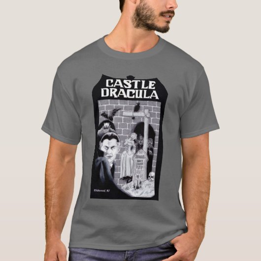 Schloss-Dracula-Tribut T-Shirt (Vorderseite)