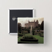 Schloss Dunrobin, Schottland Button (Vorne & Hinten)