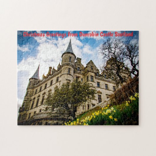 Schloss Dunrobin. Schottland Puzzle (Horizontal)