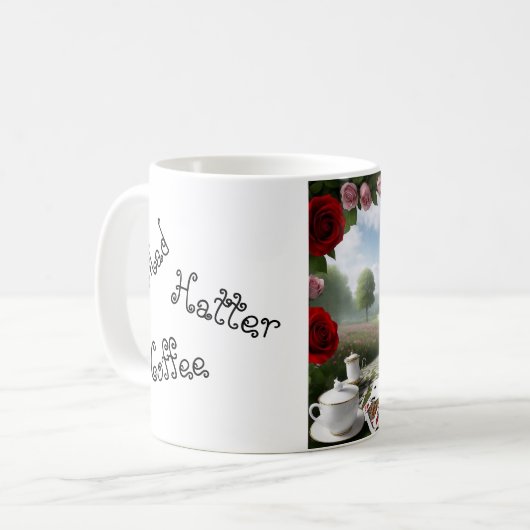 Schloss durch das Wunderland-Portal Kaffeetasse (Vorderseite Links)