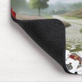 Schloss durch das Wunderland-Portal Mousepad (Ecke)