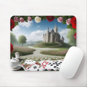 Schloss durch das Wunderland-Portal Mousepad (Mit Mouse)