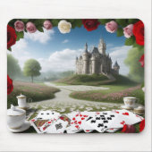 Schloss durch das Wunderland-Portal Mousepad (Vorne)
