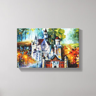 SCHLOSS durch Leonid Afremov Leinwanddruck