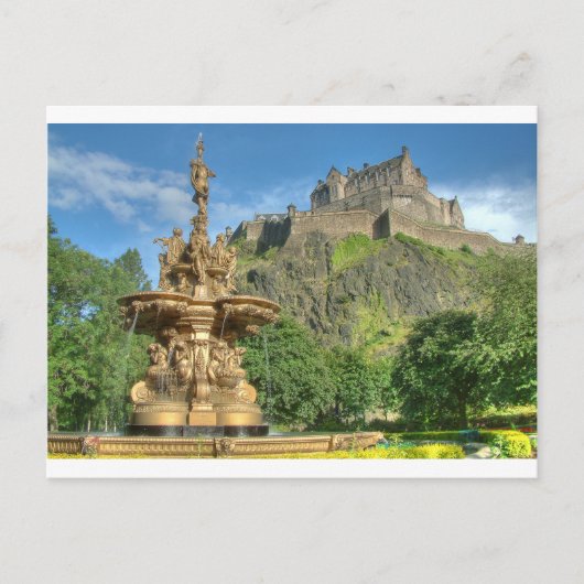 Schloss Edinburgh 9082 Postkarte (Vorderseite)
