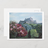 Schloss Edinburgh Edinburgh, Schottland Feiertagspostkarte (Vorne/Hinten)