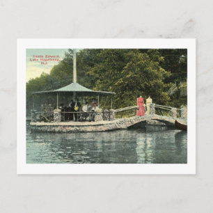 Schloss Edward, Lake Hopatcong, NJ Vintage Postkarte