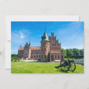 Schloss Egeskov Landschaft Dankeskarte