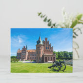Schloss Egeskov Landschaftlich Dankeskarte (Stehend Vorderseite)