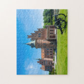 Schloss Egeskov Landschaftlich Puzzle (Vertikal)