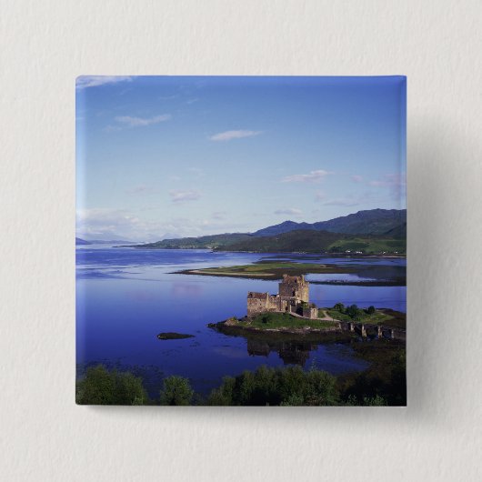 Schloss Eilean Donan, Dornie, Highlands, Button (Vorderseite)