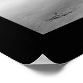 Schloss Eilean Donan in Schottland (Schwarz und We Poster (Ecke)