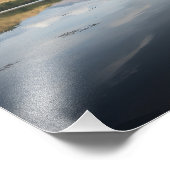 Schloss Eilean Donan mit Reflexion in Schottland Fotodruck (Ecke)