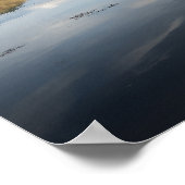 Schloss Eilean Donan mit Reflexion in Schottland Poster (Ecke)