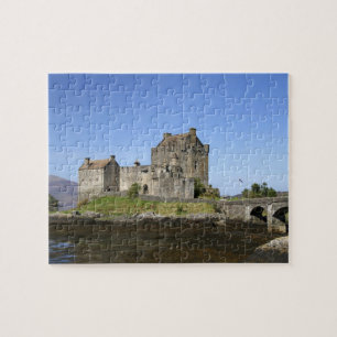 Schloss Eilean Donan, Schottland. Das berühmte Eil Puzzle