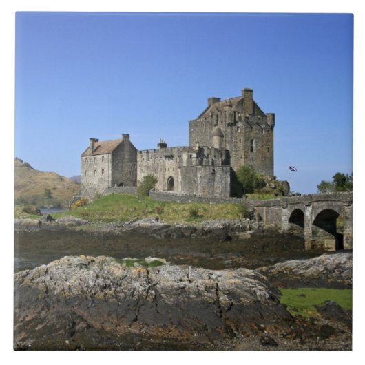 Schloss Eilean Donan, Schottland. Die berühmte Eil Fliese (Vorderseite)