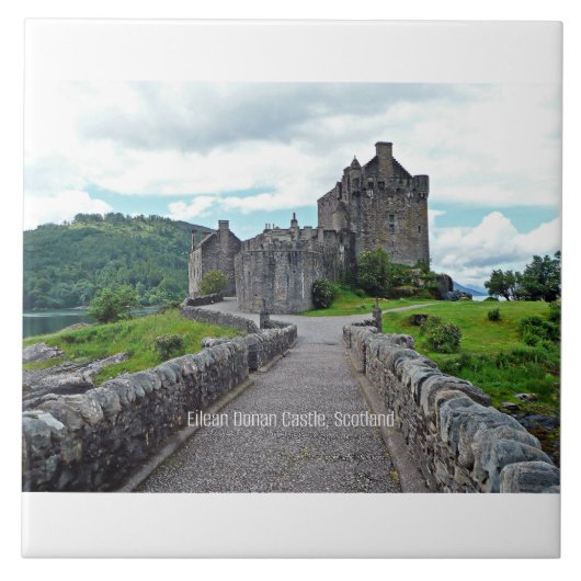 Schloss Eilean Donan, Schottland, Fliese (Vorderseite)
