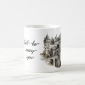 Schloss Eule wird dich sehen Kaffeetasse (Mittel)
