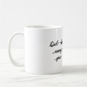 Schloss Eule wird dich sehen Kaffeetasse (Links)