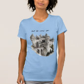 Schloss Eule wird dich sehen T-Shirt (Vorderseite)