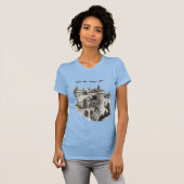 Schloss Eule wird dich sehen T-Shirt (Vorne ganz)