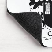 Schloss-Familienwappen Mousepad (Ecke)