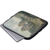 Schloss-Felsen (Flatholm Insel), Bristol-Kanal, 17 Laptopschutzhülle (Vorne Knopf)