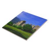 Schloss Fenis bei den Italienischen Alpen in Fenis Fliese (Seite)