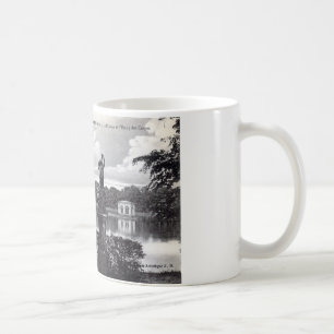 Schloss Fontainebleau, Frankreich 1910 Vintage Kaffeetasse