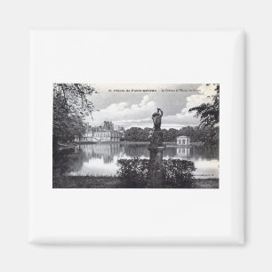 Schloss Fontainebleau, Frankreich 1910 Vintage Magnet