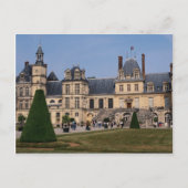 Schloss Fontainebleau, Frankreich Postkarte (Vorderseite)