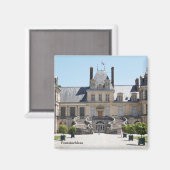 Schloss Fontainebleau Magnet (Vorderseite/Rückseite)