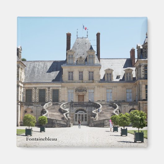 Schloss Fontainebleau Magnet (Vorne)